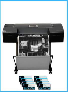 HP Designjet Z3100 24" - Recertified - (90 Days Warranty) + Starter Supplies
