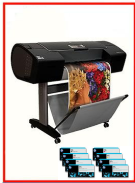 HP Designjet Z3200 24-in Photo Printer - Recertified - (90 Days Warranty) + Starter Supplies