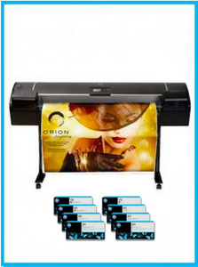 DesignJet Z5200 44-in Photo Printer - Recertified - (90 days Warranty) + Starter Supplies