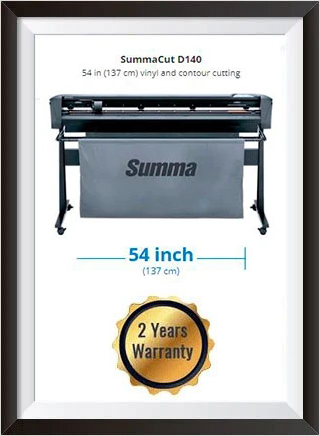 SummaCut D140 54 in (137 cm) vinyl and contour cutting - New + 2 YEARS WARRANTY