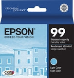 Epson 99 Claria Ink Light Cyan for Artisan 700, 710, 725, 800, 810, 825, 835 Printers- T099520