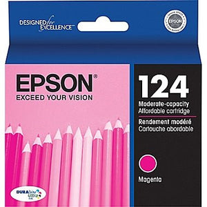 Epson DuraBrite Ultra Ink Magenta for Stylus NX125, NX127, NX130, NX230, NX330, NX420, NX430 and WorkForce 320, 323, 325, 435 - T124320