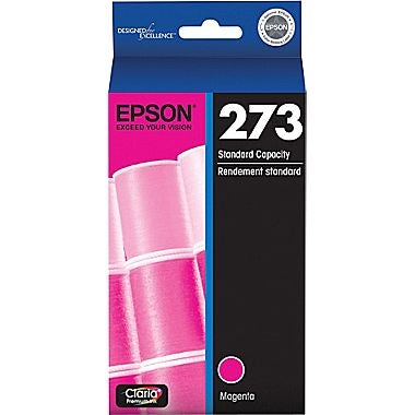 EPSON 273 Claria Premium Magenta Ink Cartridge For Expression XP-520, XP-600, XP-610, XP-620, XP-800, XP-810, XP-820 - T273320