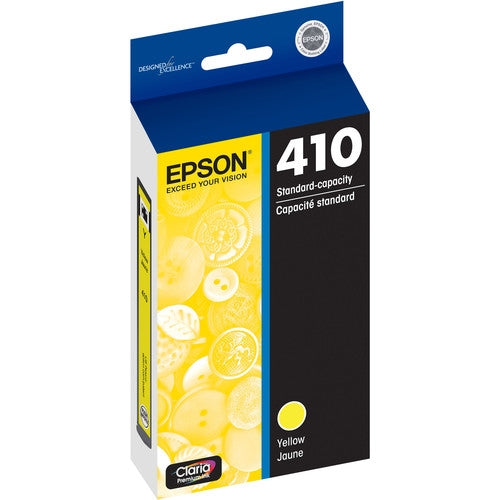 Epson 410 Claria Yellow Ink for Expression XP-530, XP-630, XP-640, XP-830, XP-7100 -T410420