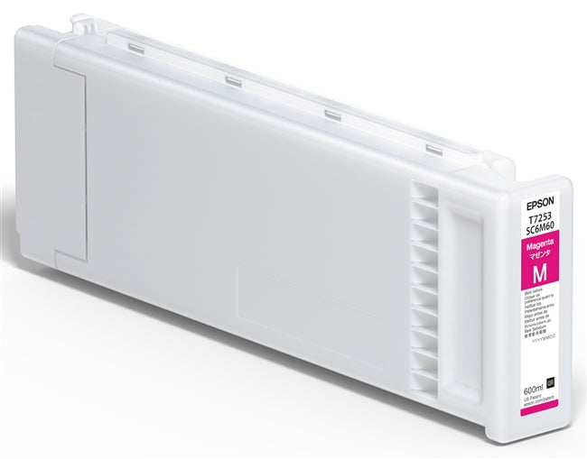 Epson UltraChrome DG Magenta Ink Cartridge 600ml for SureColor F2000, F2100 Printers - T725300