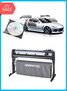 BUNDLE - GRAPHTEC FC9000-160 64&quot; (162.6 cm) Wide Cutter - New + Tint Tek 20/20 Window Film Cutting Software V10 Monthly Subscription