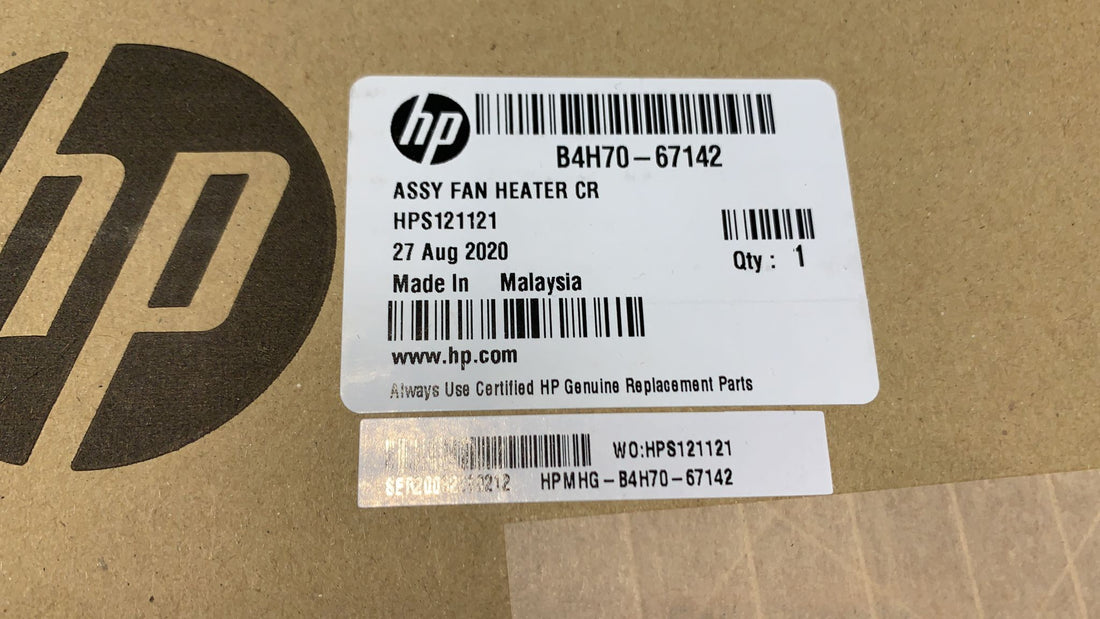 Fan-Heater Assy Serv (for CR fan assy order B4H70-67142). FAN HEATER