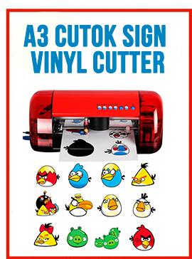 A3 CUTOK Sign Vinyl Cutter &amp; Plotter Machine W/Ethylene Cutting Counter Function