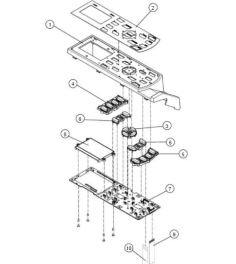 621632030 Key Top, Right 86 for GRAPHTEC FC8600-60