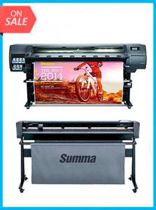 BUNDLE - Plotter HP Latex 330 64" - RECERTIFIED - (90 DAYS WARRANTY) + SummaCut D160 64 in (160 cm) vinyl and contour cutting – New