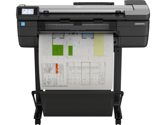 HP DesignJet T830 Large Format Multifunction Wireless Plotter Printer - 24