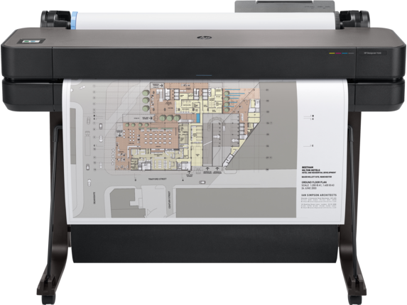 HP DesignJet T630 Large Format Wireless Plotter Printer - 36
