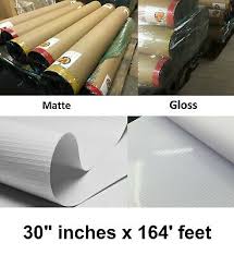 Heavy Duty White Banner Material for Solvent/Latex Ink Printers 30&quot; x 164&