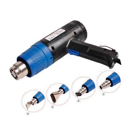 New Heat Gun Hot Air Gun Dual Temperature+4 Nozzles Power Tool 1500 W Heater Gun