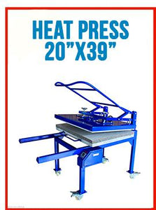 20" x 39" (50 x 100cm)Large Format T-shirt Sublimation Heat Press Machine-by SEA