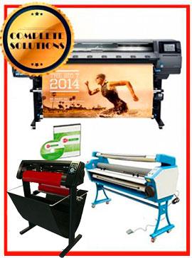 COMPLETE SOLUTION - Plotter HP Latex 360 - Refurbished - (1 Year Warranty) + 55