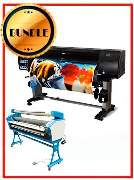 BUNDLE - Plotter HP Z6200 42¨ Recertified (90 Days Warranty) + 55&quot; Full-Auto Low Temp. Cold Laminator, With Heat Assisted