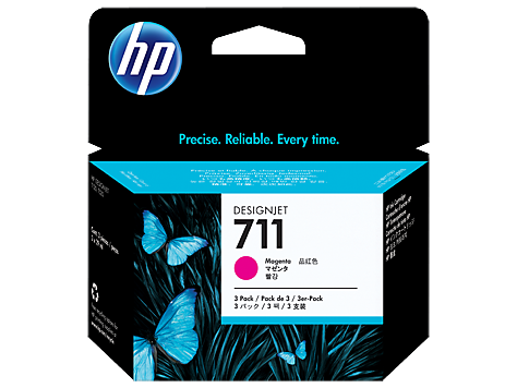 HP 727 Magenta Designjet Ink Cartridge 130ml for HP T920, T1500 - B3P20A