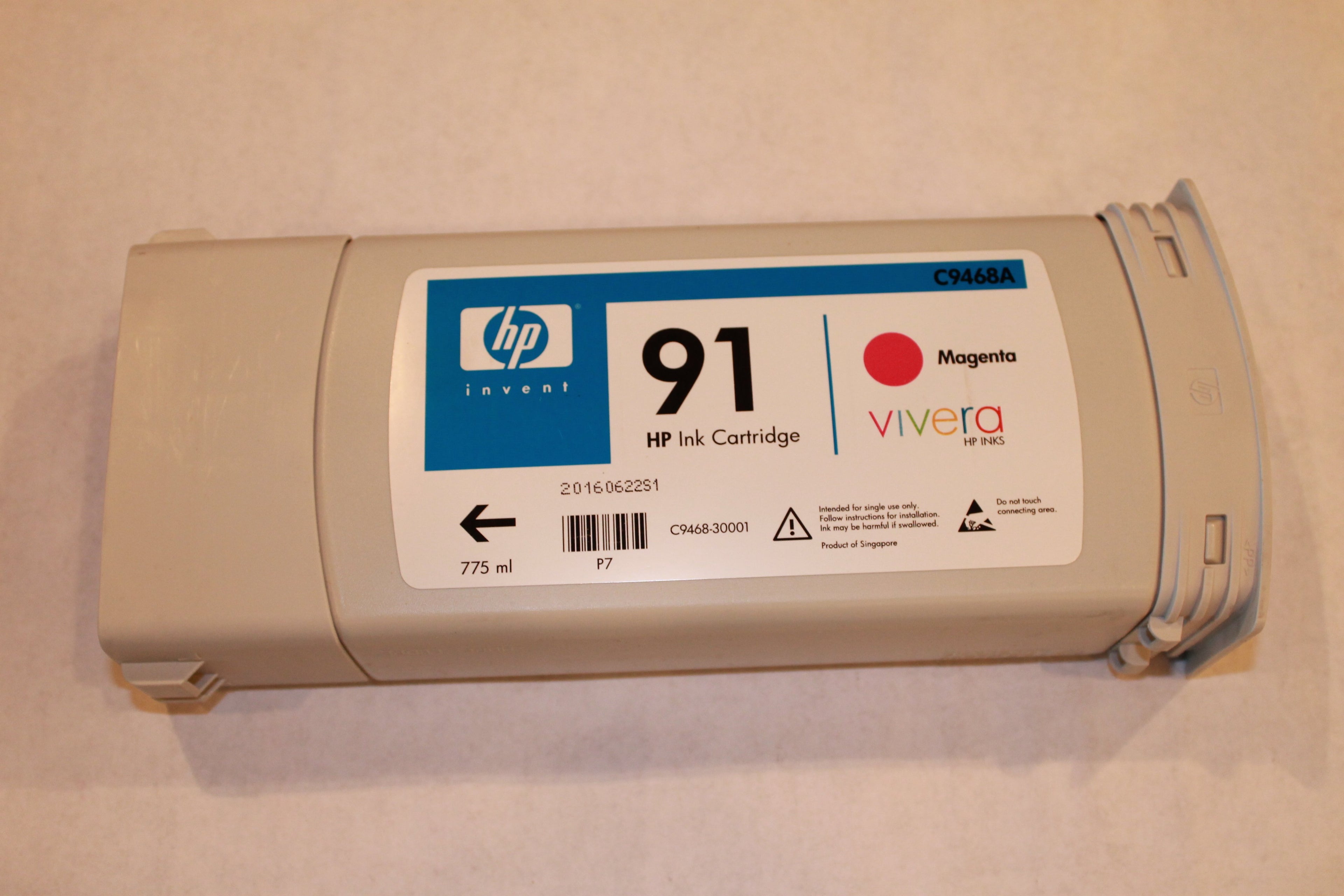 HP 91 Magenta Vivera Starter Ink - 775-ml - C9468A