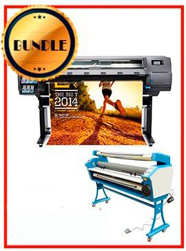 BUNDLE - Plotter HP Latex 310 54¨ Recertified (90 Days Warranty) + 55&quot; Full-Auto Low Temp. Cold Laminator, With Heat Assisted