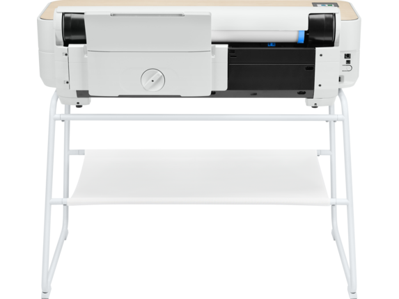 HP DesignJet Studio Wood Large Format Wireless Plotter Printer - 24", with High-Tech Wood Design (5HB12A)