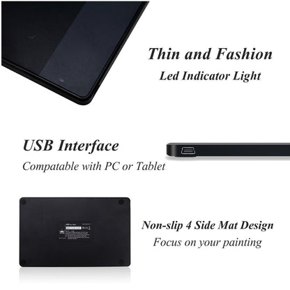 HUION H420 USB Graphics Drawing Pen Tablet Digital Signature Pad For Windows Mac