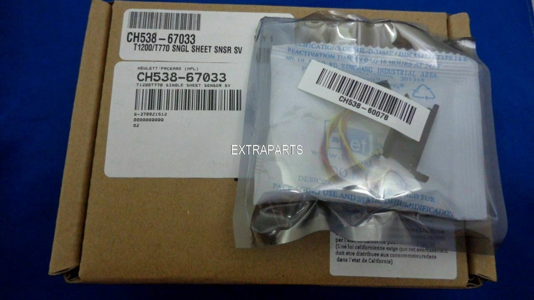 CH538-67033 Single Sheet Sensor HP DesignJet T770 T790 T1200 T1300 T2300 GENUINE