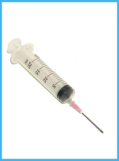 Remove air from ink system syringe tool