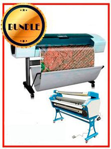 BUNDLE - Plotter HP T1120PS 44¨ Recertified (90 Days Warranty) + 55" Full-Auto Low Temp. Cold Laminator, With Heat Assisted