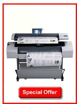 HP Designjet T1120SD 44&quot; - Recertified - (90 days Warranty)