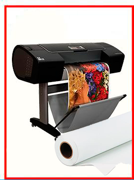 HP Designjet Z3200 24-in Photo Printer - Recertified - (90 Days Warranty) + Premium Polyester Canvas Roll Matte print HP  24&quot; x 60&
